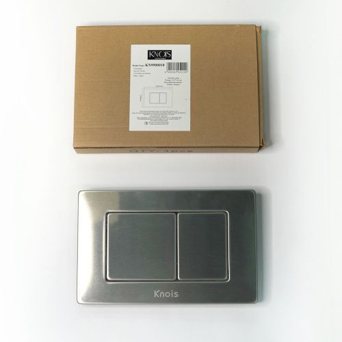 Кнопка механическая двойная Knois KN9900018 серебро