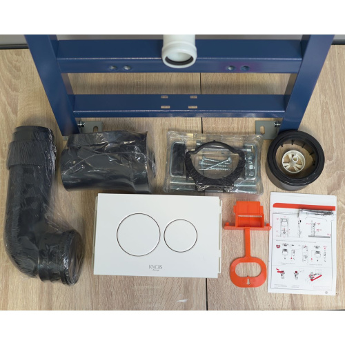 Инсталляция Knois KN9722010-P 1125х500х165 мм с пнемоуправлением, без кнопки