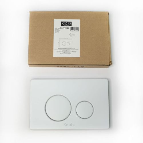 Кнопка механическая двойная Knois KN9900024 белая