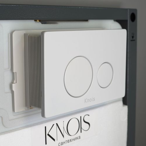 Кнопка механическая двойная Knois KN9900024 белая