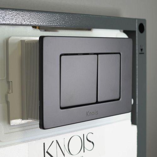 Кнопка механическая двойная Knois KN9900020 черная