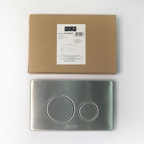 Кнопка механическая двойная Knois KN9900025 серебро