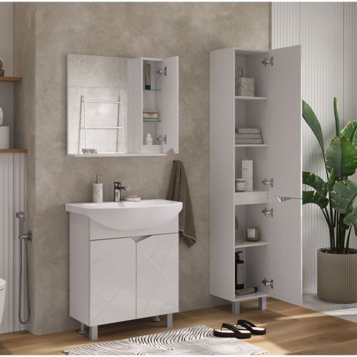 Зеркало-шкаф VOLNA Pronto 70 правый zsPronto70.R-01, белый