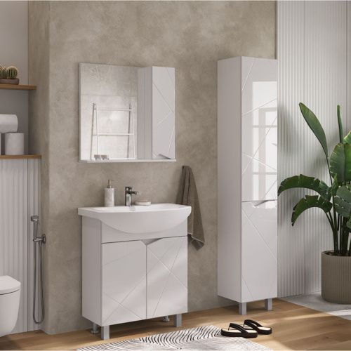 Зеркало-шкаф VOLNA Pronto 70 правый zsPronto70.R-01, белый