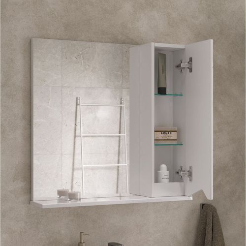 Зеркало-шкаф VOLNA Pronto 70 правый zsPronto70.R-01, белый