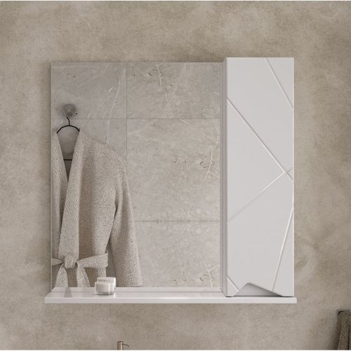 Зеркало-шкаф VOLNA Pronto 70 правый zsPronto70.R-01, белый