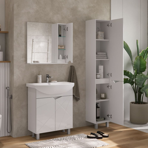 Пенал напольный VOLNA Pronto 35 pnPRONTO35-01, белый