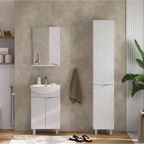 Зеркало-шкаф VOLNA Pronto 50 правый zsPronto50.R-01, белый