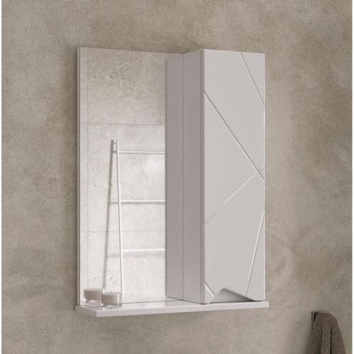 Зеркало-шкаф VOLNA Pronto 50 правый zsPronto50.R-01, белый