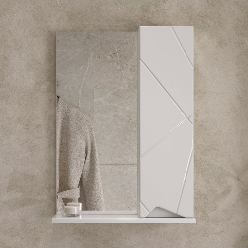 Зеркало-шкаф VOLNA Pronto 50 правый zsPronto50.R-01, белый