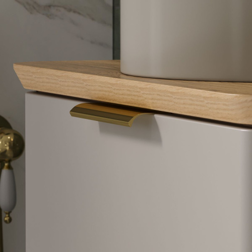 Тумба для ванны подвесная EQUIL Desert 60.2Y tpDSRT60.2Y-25, амарок с раковиной 110A серый