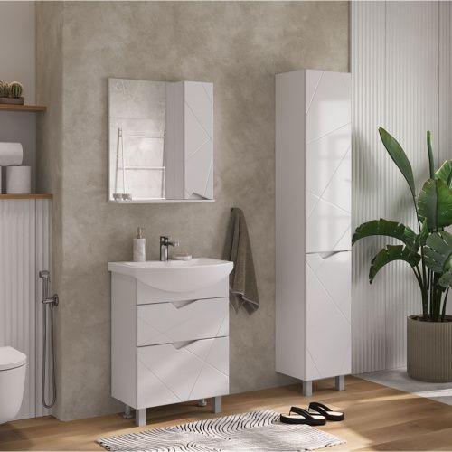 Зеркало-шкаф VOLNA Pronto 60 правый zsPronto60.R-01, белый