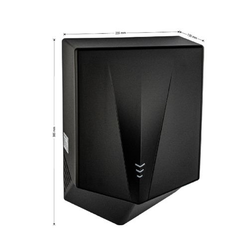 Сушилка для рук GFmark 6855-B, черный, 1300W