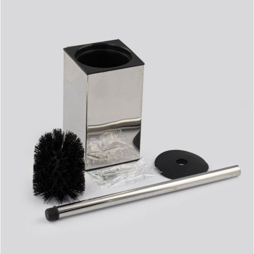 Ёрш для унитаза Санакс 80175 настенный, из нержавеющей стали, хром (12)