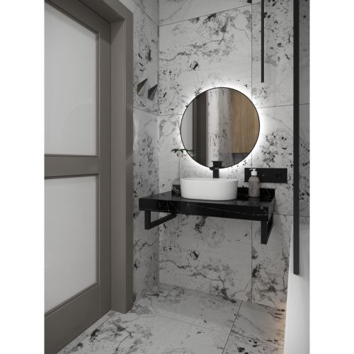 Кронштейн для столешницы черный матовый Watersense Eva в комплекте 2 шт