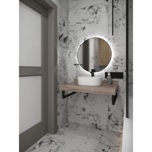 Кронштейн для столешницы черный матовый Watersense Eva в комплекте 2 шт