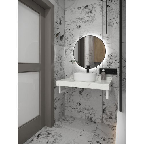 Кронштейн для столешницы белый матовый Watersense Eva в комплекте 2 шт