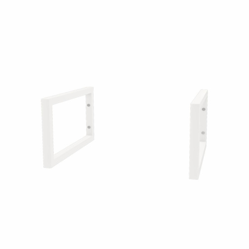 Кронштейн для столешницы белый матовый Watersense Eva в комплекте 2 шт
