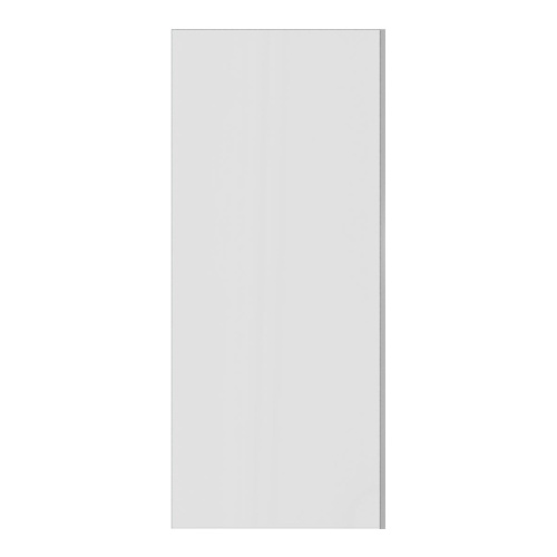 Шторка на ванну стеклянная 60х140 см Watersense Paula W00209 прозрачное закаленное стекло, профиль хром