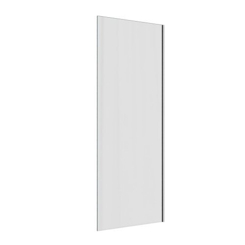 Шторка на ванну стеклянная 60х140 см Watersense Paula W00209 прозрачное закаленное стекло, профиль хром