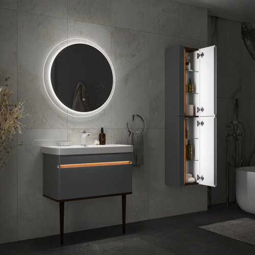 Пенал подвесной EQUIL Elegante 36.R ppELGNT36.R-24.26, правый, мейджик, дуб голиано