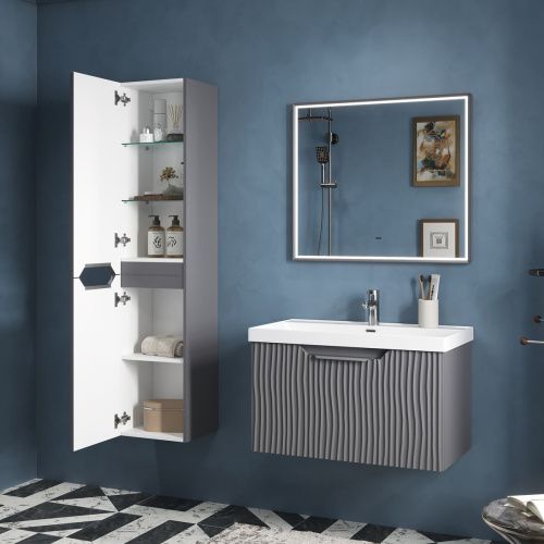 Пенал для ванны подвесной EQUIL Mirage 36.L ppMIRAGE36.L.KZ-07, левый