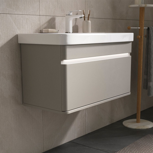 Тумба подвесная EQUIL Elegante 80.1Y tpELGNT80.1Y Мэйджик/Дуб голиано tpELGNT80.1Y с раковиной Nice (9595-80)-24.26