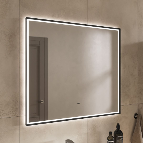 Зеркало EQUIL FOREST LED 900х800, zkFRST.LED90-15, черный