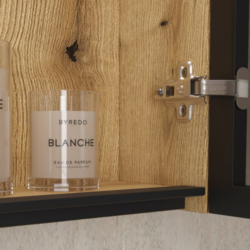 Шкаф со стеклом узкий EQUIL Strong 25.1D, sSTRONG25.1D.R/L-36 дуб эвок