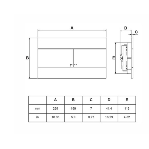 Инсталляция OLI 80 ECO mechanic с кнопкой Slim белая 886914SLO1