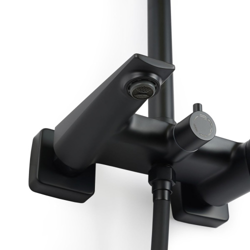 Душевая стойка с изливом OLIVE’S VIAR 28511VRB, черный (5)