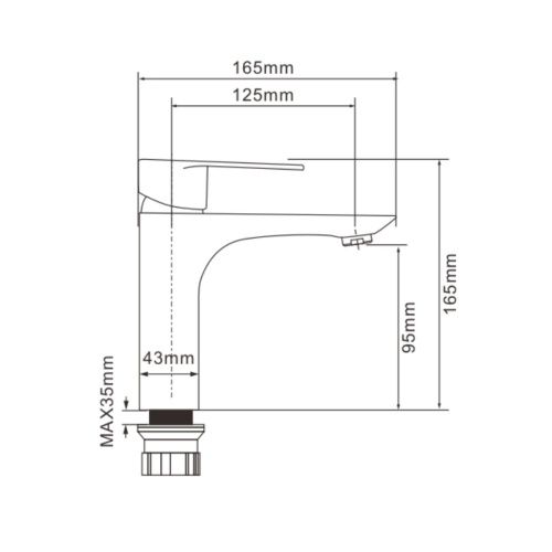 Смеситель для раковины OLIVE’S NENSA NS16100 (10)