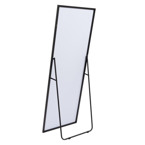 Зеркало интерьерное Мансарда 16062-Zm1, 1600x600 мм, настенно-напольное, в корпусе из алюминия, черный