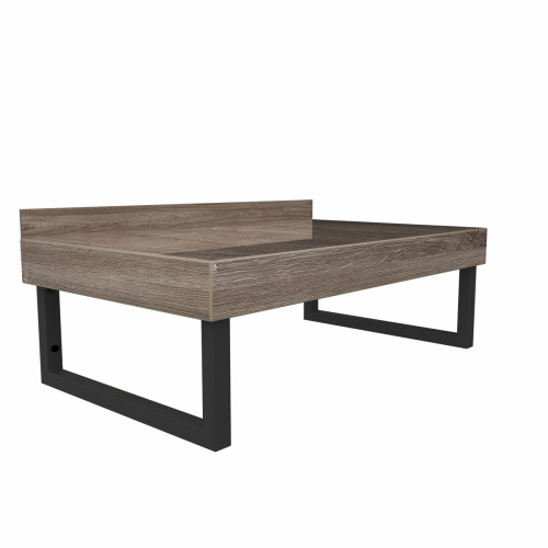 Столешница под раковину керамогранитная 80х50 см Watersense Eva W00297 дуб кашмир