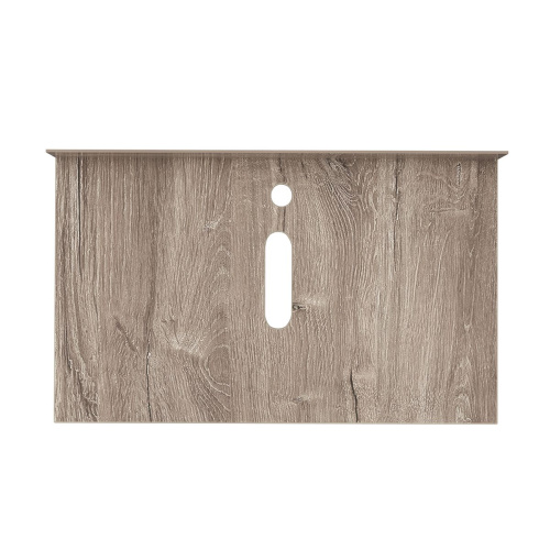 Столешница под раковину керамогранитная 80х50 см Watersense Eva W00297 дуб кашмир