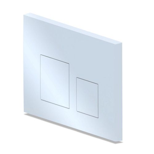 Клавиша для системы скрытой установки унитаза Ани Пласт WPG1600G глянцевая белая