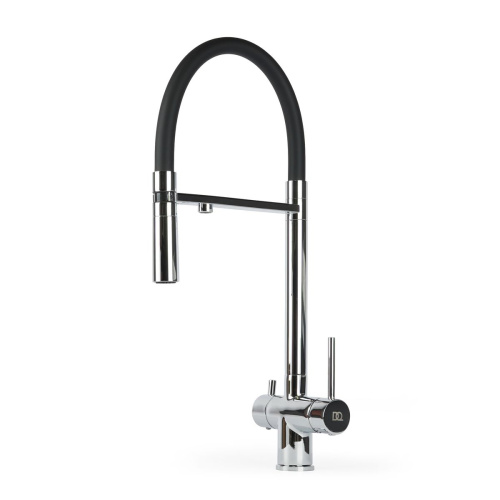 Смеситель для кухни DQ DA1462501Chrome с подключением к фильтру питьевой воды, хром (10)
