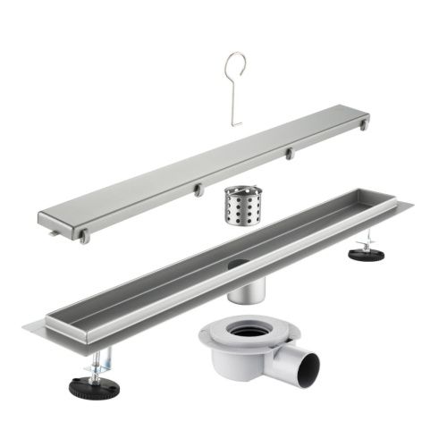 Желоб водоотводящий SAVOL S-DL01L-60 сатин, под плитку 60 см (6)