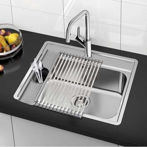 Сушилка ролл-мат с держателем для приборов Fmark FS-PJ-002, серый