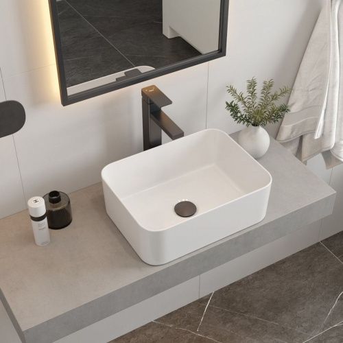 Раковина накладная Watersense Eva Mini 40 W00168 400х300х135 мм белая