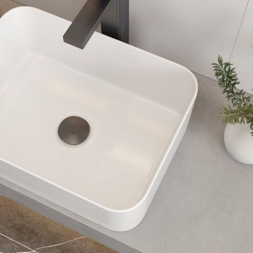 Раковина накладная Watersense Eva Mini 40 W00168 400х300х135 мм белая