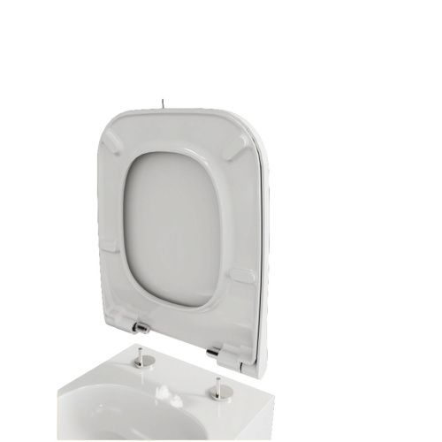 Сиденье для унитаза Watersense Alina QS W01847 дюропласт, с микролифтом, быстросъем, универсальное, ультратонкое