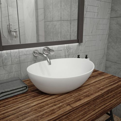 Раковина накладная Watersense Amelia 40 W00064 410х335х145 мм белый матовый