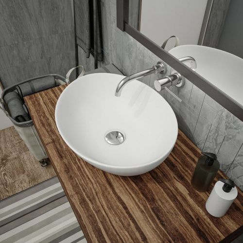 Раковина накладная Watersense Amelia 40 W00064 410х335х145 мм белый матовый