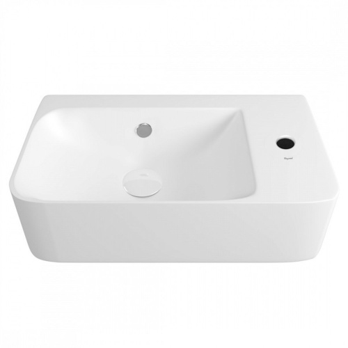 Раковина подвесная правая Watersense Mia 45 W00025 450х260х90 мм с полочкой под смеситель, белая