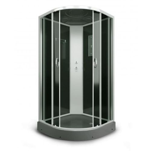 Душевая кабина ERLIT ER3510P-C2-RUS_GRAY (1000x1000x2150)