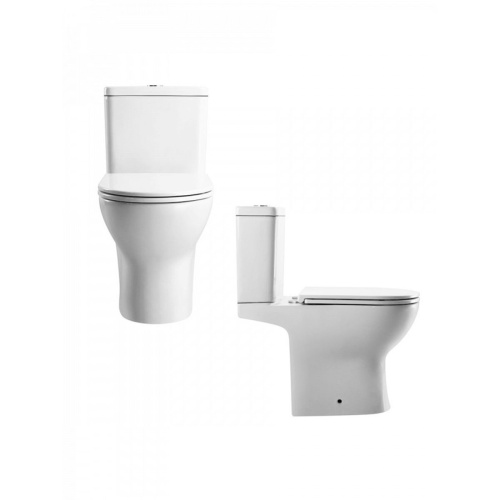 Унитаз напольный безободковый торнадо Watersense Nancy Vortex W00749 74,5х37,5х63,5 см, микролифт