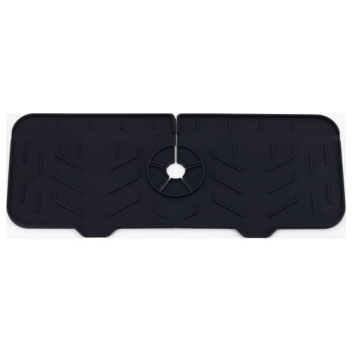 Силиконовый коврик под смеситель Fmark FS-PJ-007, черный