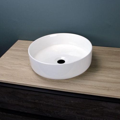 Раковина накладная Watersense Milana D35 W00008 355х355х120 мм белая