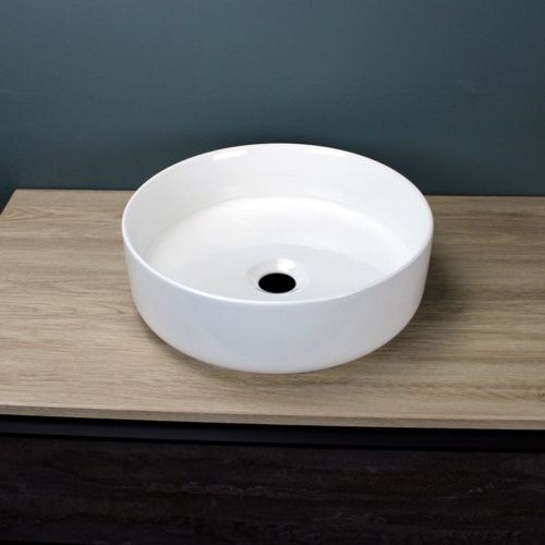 Раковина накладная Watersense Milana D35 W00008 355х355х120 мм белая